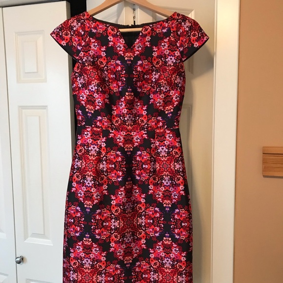 J. Crew Collection Berry Bouquet Cocktail Dress - Picture 4 of 6